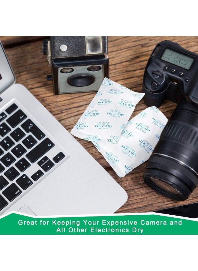 Biella 2Gram Silica Gel Desiccant Sachets Non-Toxic Food Grade Moisture Absorbers For Damp Control In Rooms Kitchens Clothes And Food Storage 10 Pcs - Image 5