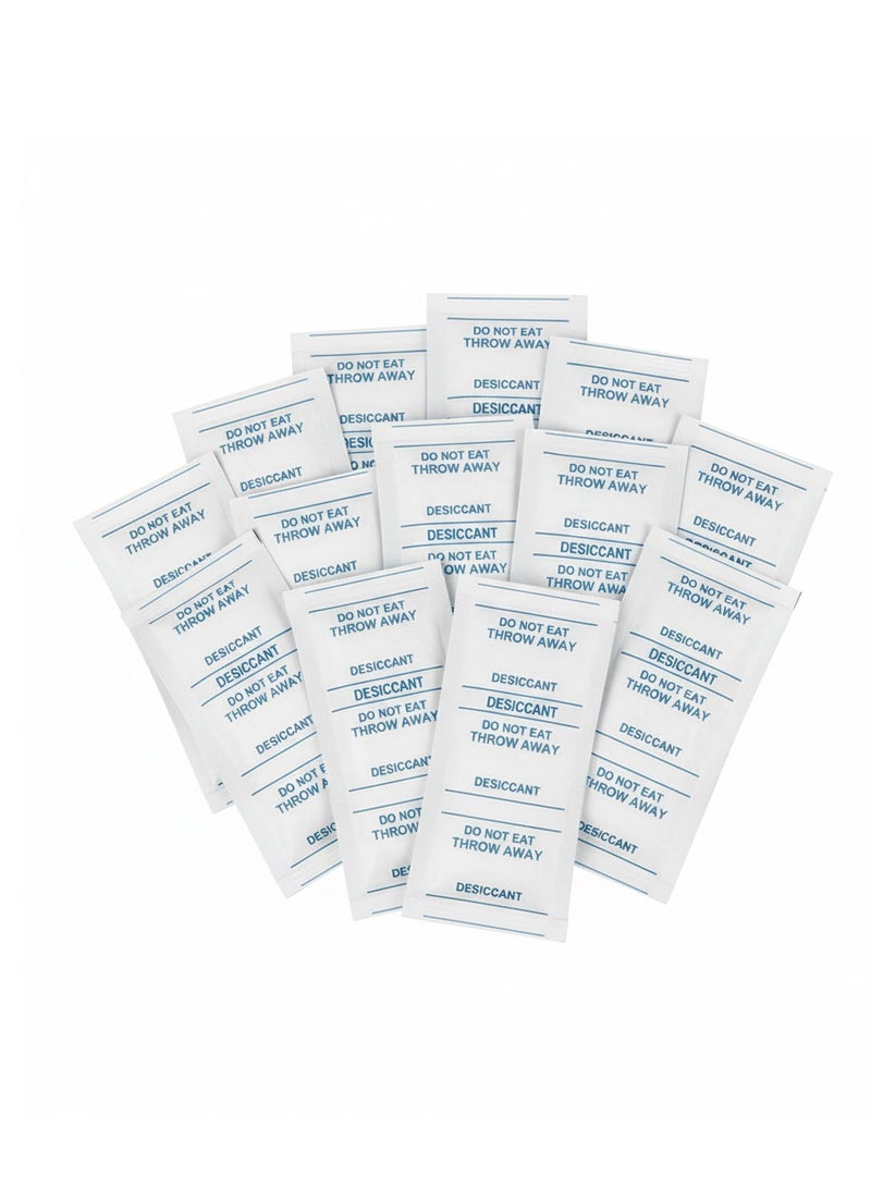 Biella 2Gram Silica Gel Desiccant Sachets Non-Toxic Food Grade Moisture Absorbers For Damp Control In Rooms Kitchens Clothes And Food Storage 10 Pcs - Image 1