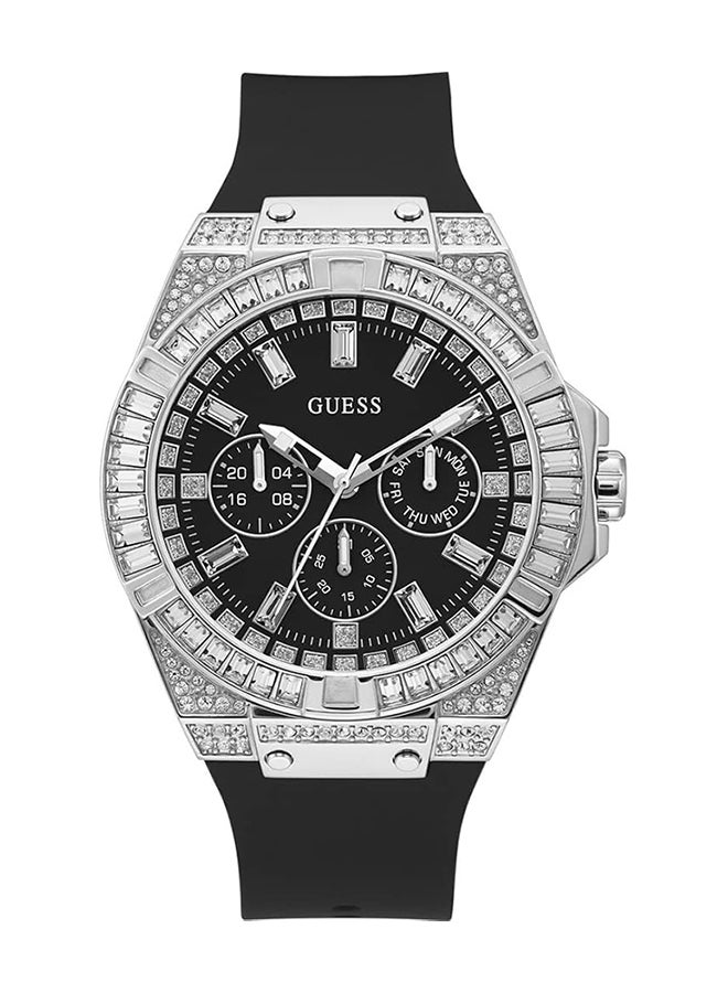 GUESS ساعة جياس للرجال 44 مم مزينة بالكريستال GW0208G1 - Image 1