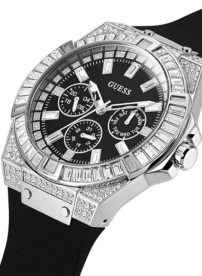 GUESS ساعة جياس للرجال 44 مم مزينة بالكريستال GW0208G1 - Image 4