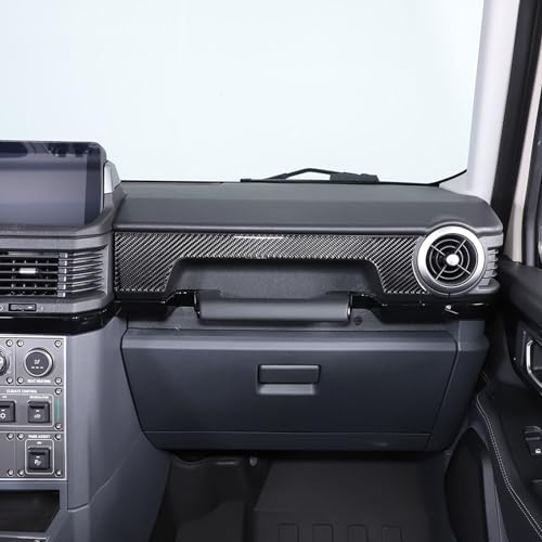 Hudiriy Soft Carbon Fiber Car CCentral Control Instrument Panel Decorative Panel Compatible with Ineos Grenadier 2020-2024 Instrument Panel Sticke Interior Protection Accessories - Image 4