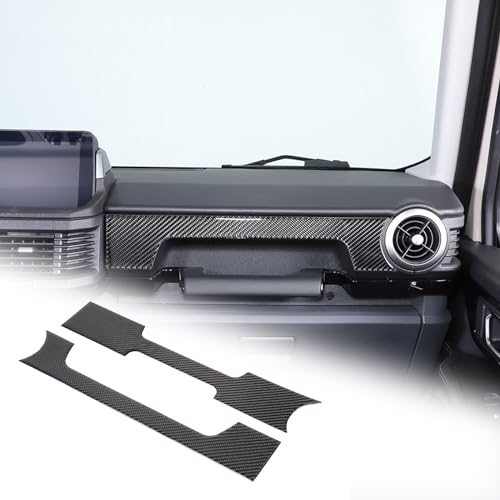 Hudiriy Soft Carbon Fiber Car CCentral Control Instrument Panel Decorative Panel Compatible with Ineos Grenadier 2020-2024 Instrument Panel Sticke Interior Protection Accessories - Image 1