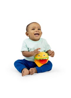 Bright Starts Say Cheeseburger On The Go Teether Activity And Stroller Toy Bpa Free Unisex 3 Months+  - Image 4