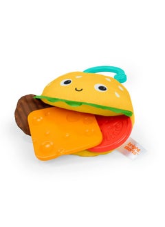 Bright Starts Say Cheeseburger On The Go Teether Activity And Stroller Toy Bpa Free Unisex 3 Months+  - Image 1