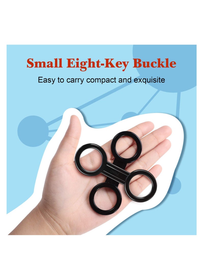 Excefore - Silicone Snorkel Strap Keeper, Dive Lock Kit, 12 Pcs Dive Universal Plastic Clip, Snorkel Mask Strap Keeper Tube Holder, Attachment Gear Spare Part Accessories - Image 1