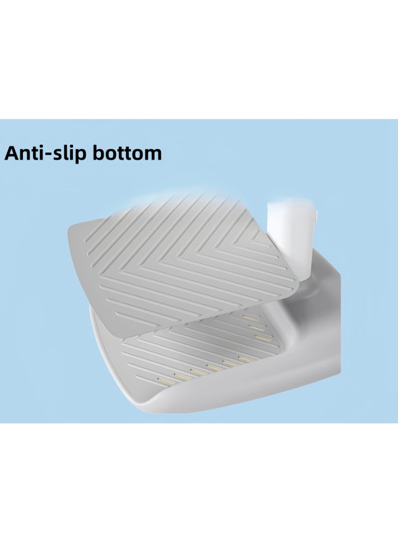 Foldable baby bath seat with adjustable armrest, standing support, and non-slip pad. - Image 5