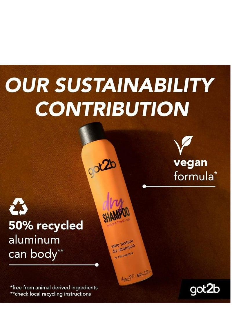 Schwarzkopf GOT2B Fresh It Up Dry Shampoo, Lush Floral, 200 ML - Image 3