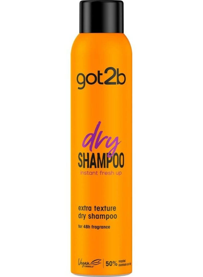 Schwarzkopf GOT2B Fresh It Up Dry Shampoo, Lush Floral, 200 ML - Image 1
