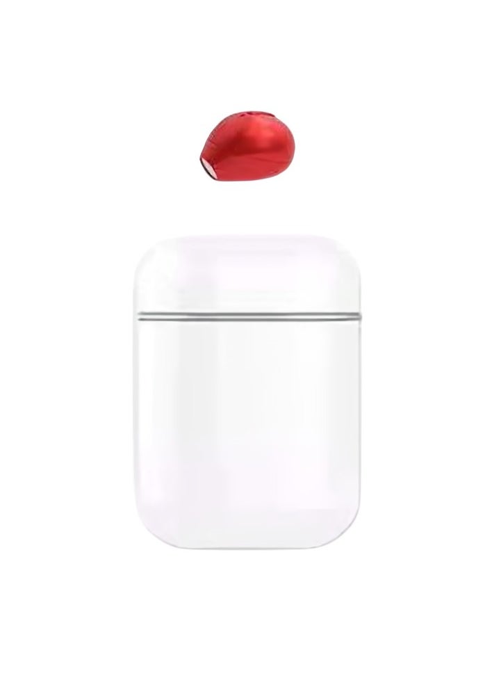Generic - Mini Bluetooth Earpiece, Comfortable Lightweight Wireless Single Headphone, Portable Bluetooth Earbud With Charging Case, High Quality Sound Stereo Headset For Workout Running, (Red) - Image 1