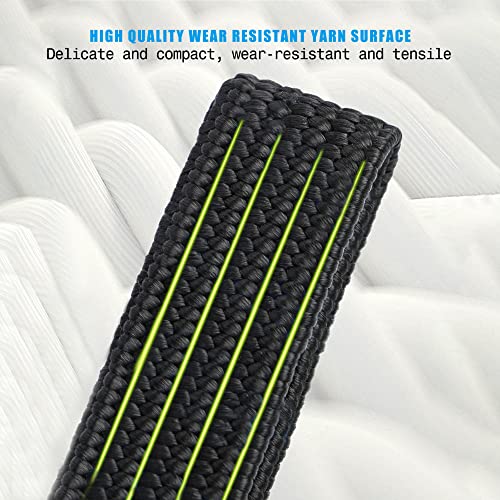 MOLADRI Black Adjustable Bungee Cords with Hooks Set,80" Long Flat Heavy Duty Elasticity Straps,with Length Adjustment Metal Buckle Luggage Elastic Rope,for Moving Heavy Duty Cargo (4 Pack) - Image 4