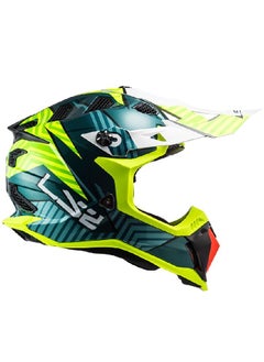 LS2 LS2 HELMET SUBVERTER EVO MX700 ASTRO  COBALT H -V YELLOW  LARGE SIZE  - Image 4