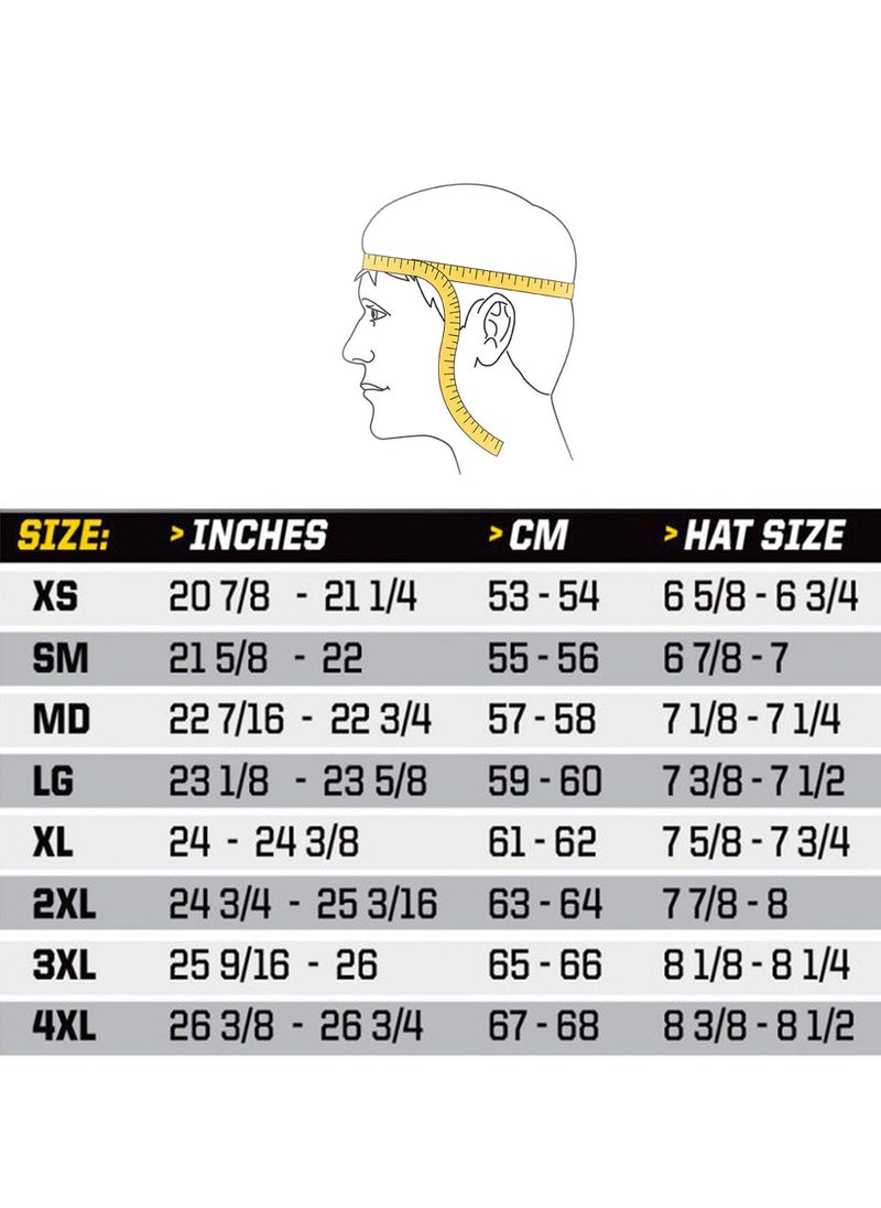 LS2 - LS2 HELMET SUBVERTER EVO MX700 ASTRO  COBALT H -V YELLOW  LARGE SIZE - Image 1