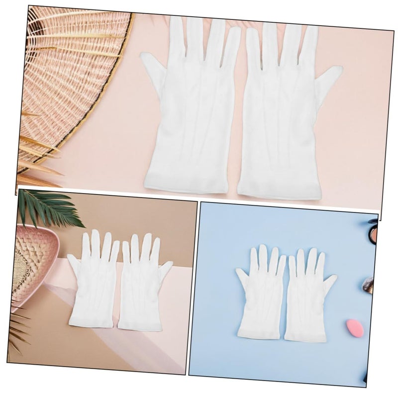 Professional Snooker Referee Gloves 3 Pairs Breathable Comfort Pool Competition Official Mittens Black - Image 4