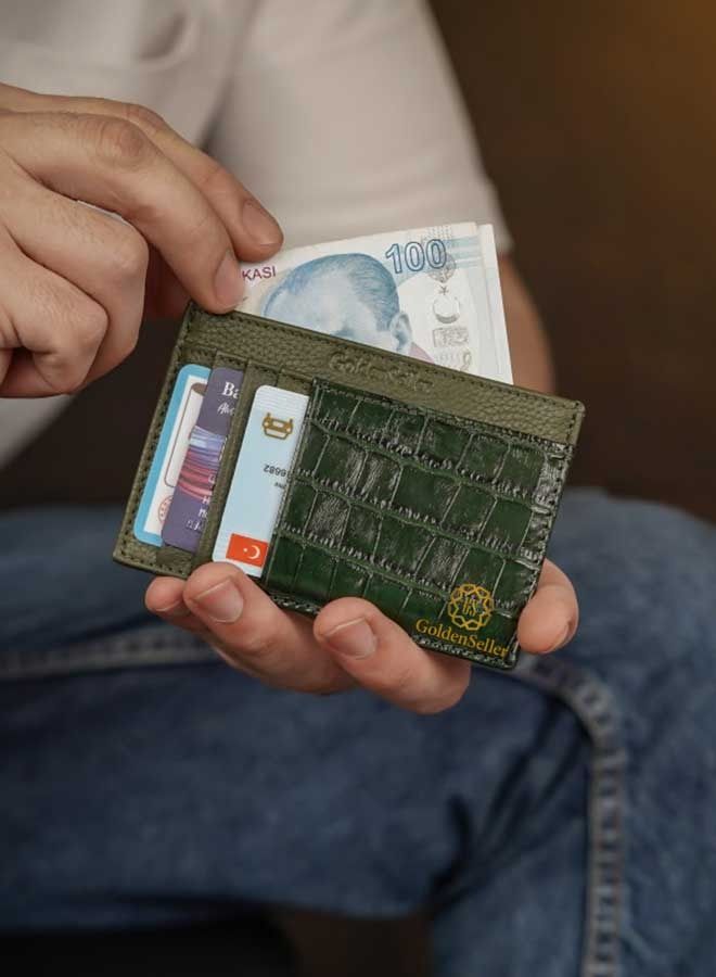 جولدن سيلير محفظة جولدن سيلر لون اخضر الراقية - Image 3