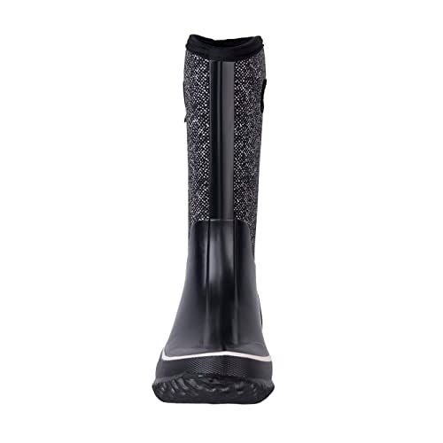 WTW Mid Calf Rain Boots for Women - Waterproof Insulated Neoprene Mud Boots Outdoor Hunting Garden Boots - Image 5