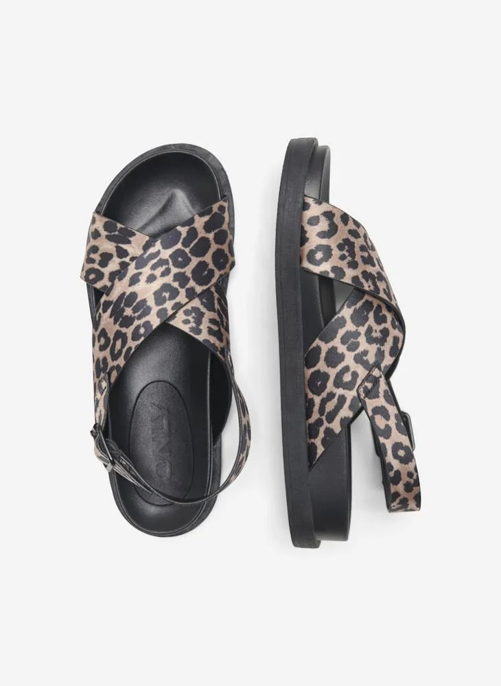 ONLY Onlminnie-2 Leo Slingback Sandals