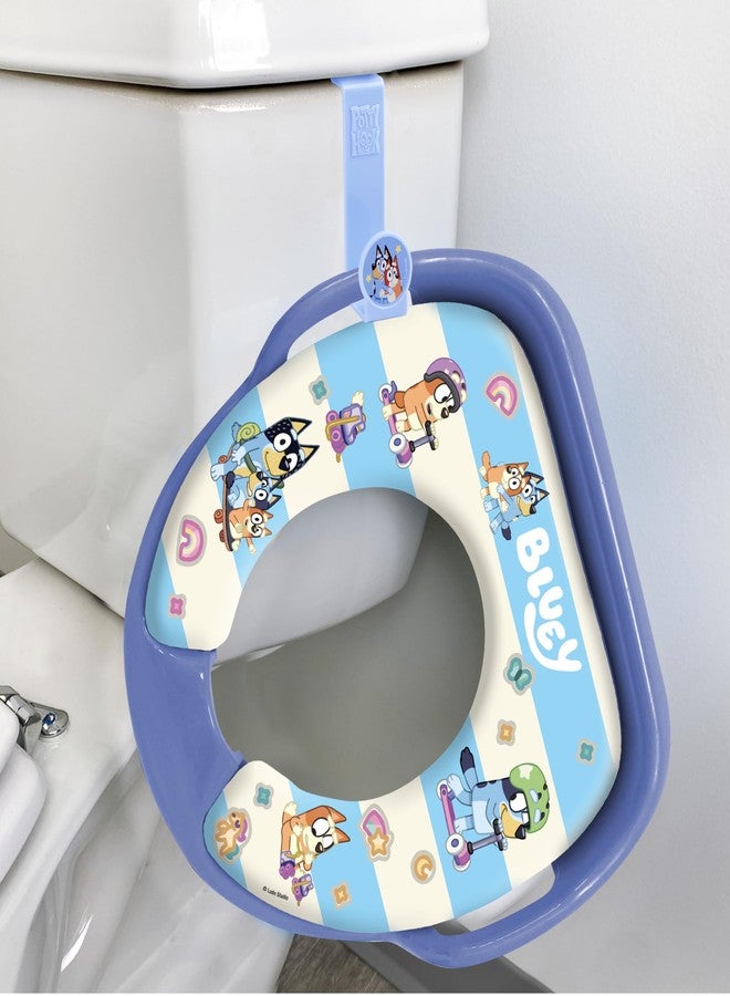 ginsey Bluey 5 Piece Potty Go Kit Training System Includes Soft and Travel Potties, Stickers, Hook, and Storage Bag - Image 5