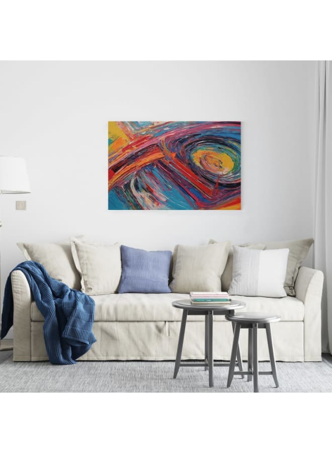 Home Gallery Formation of Desire by Tara Hovanes Abstract Paintings Wall Art Printed canvas wall art 120x80 - Image 1
