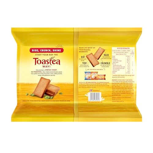 Britannia Rusk Toastea Premium Bake, 668g, Brown - Image 2