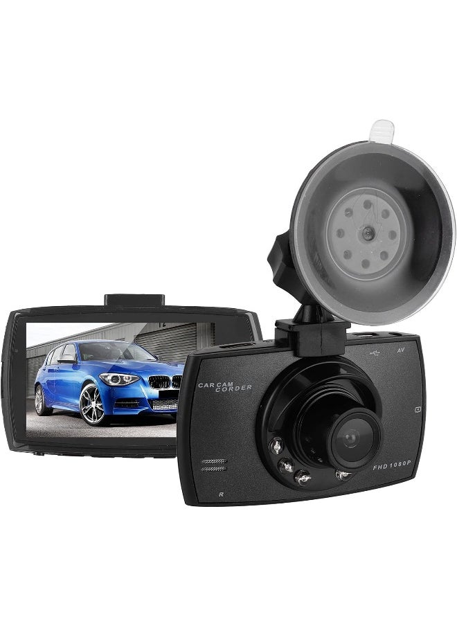 Generic Ccya Car Driving Recorder - 2.7in HD Dash Cam Auto Video Recorder Car Camcorder Car DVR with Night Vision, Loop Recording, Motion Detection, Microphone, Support Multiple Languages  - Image 1