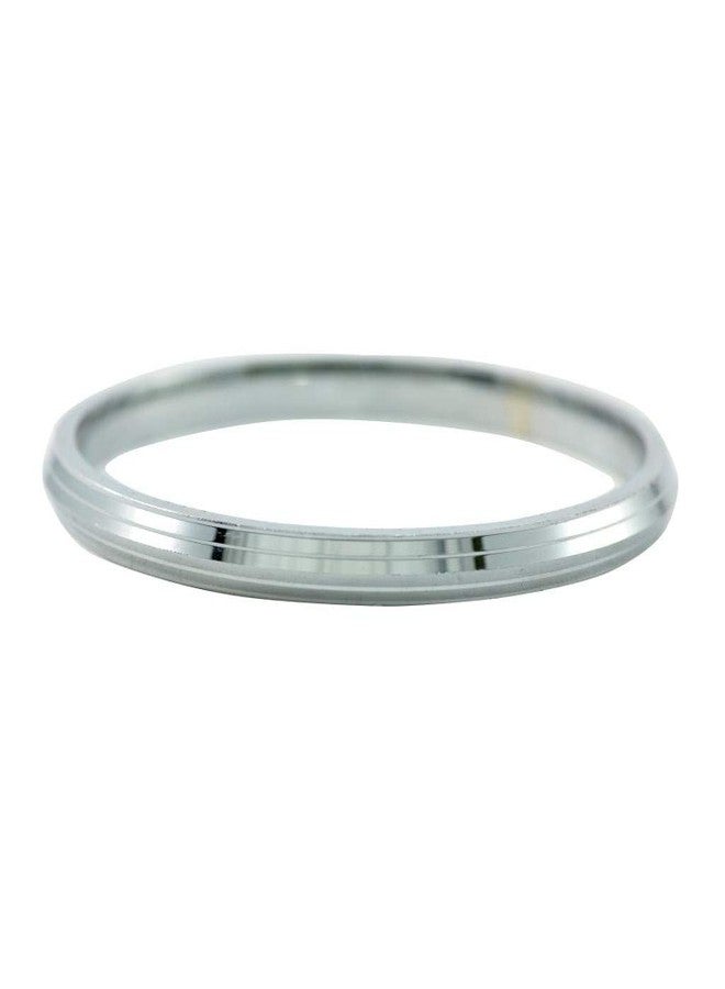 BISMAADH Stainless Steel Men's Kada/Bracelet 7mm thickness - Image 1