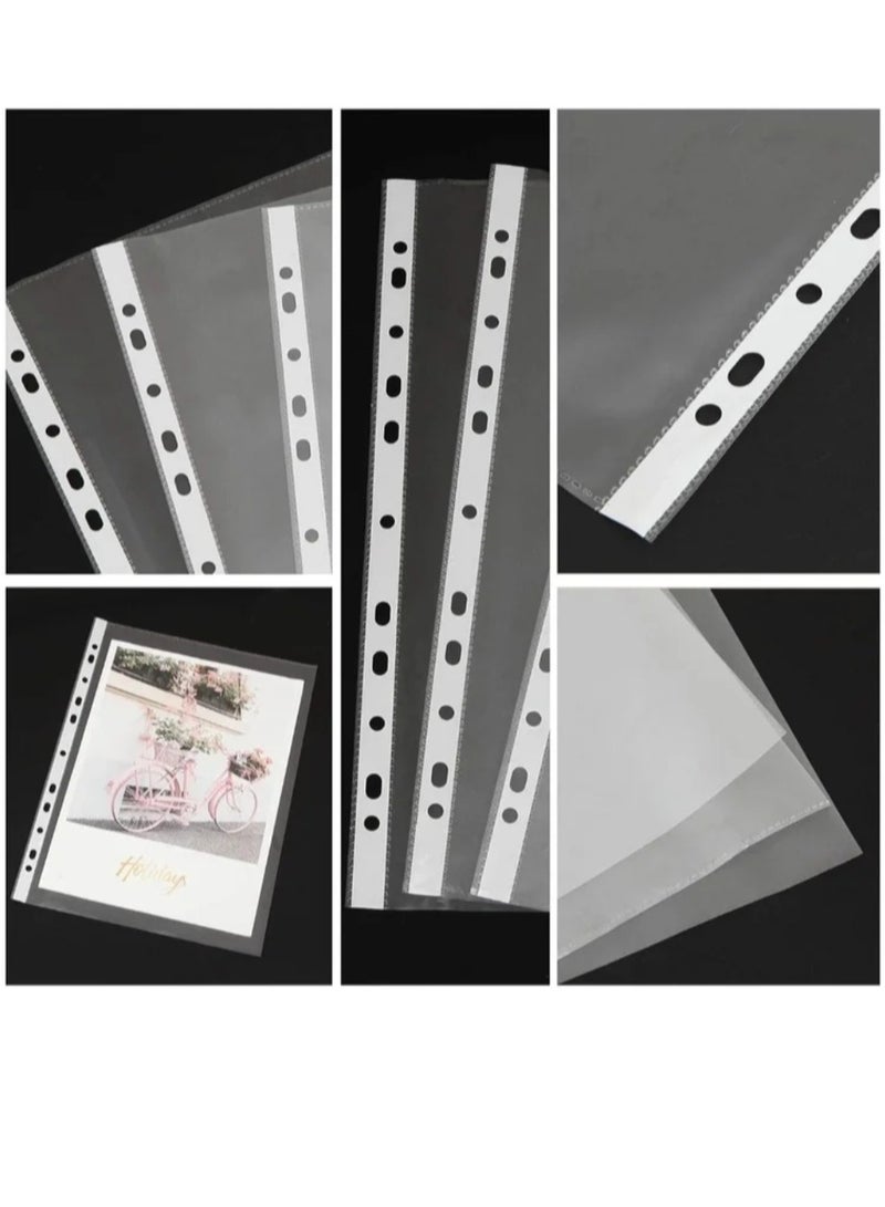 Zero transparent perforated plastic file - Image 1
