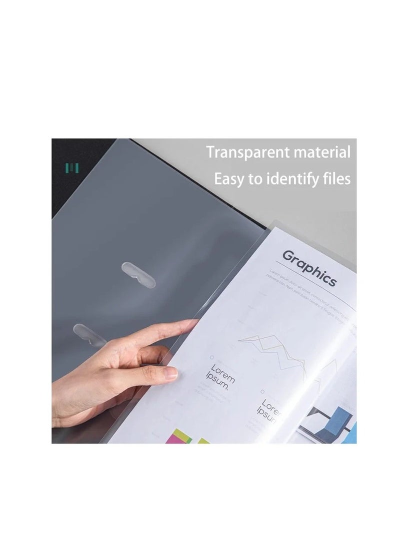 Zero transparent perforated plastic file - Image 3