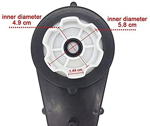 WEELYE 24V 30000RPM Gearbox with High Torque 24V DC Motor for Kids Ride on Car SUV Parts Electric Motor with Gear Box High Speed RS550 DC Motor Match Children Ride on Toys Accessories - Image 5