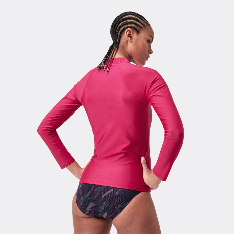 speedo Women's Long Sleeve Swimming Rashguard - Image 2