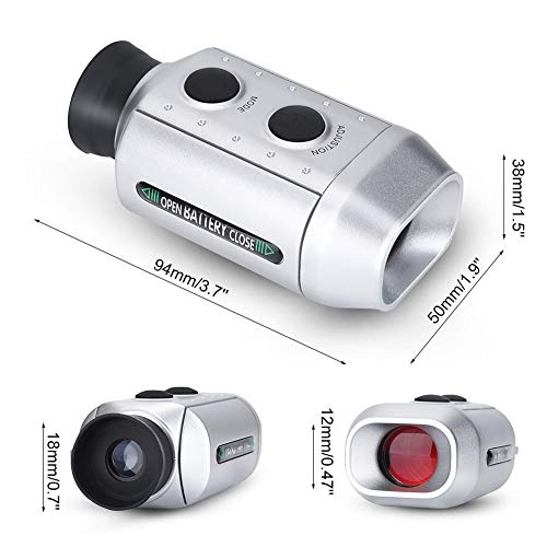 Tobo Monocular Range Finder, Golf Distance Finder, 7X 1000 Yard Battery Powered Golf Distance Meter Hunting Rangefinder Golfs Distance Measuring Device for Golfing, Hunting TD-1515IM - Image 2