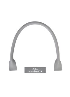 Generic 138 PU Faux Leather Shoulder Strap DIY Handbag 44cm Grey 