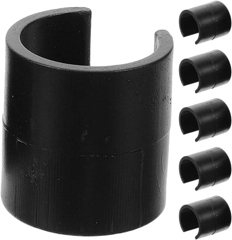 Ciieeo 6 قطع من مشابك أعلام الحديقة المقاومة للرياح، مع تصميم مضاد للرياح، لاستخدامها مع أعمدة الأعلام الخارجية ومحامل الأعلام لصناديق البريد. - Image 1