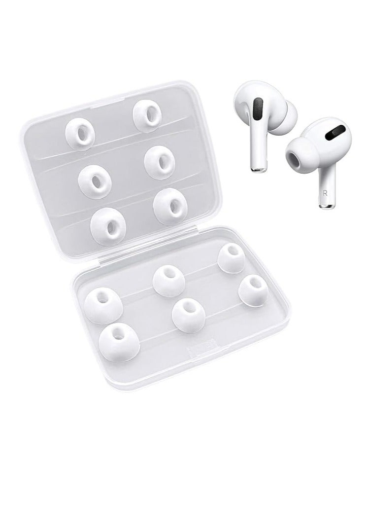 استبدال 12 قطعة من أطراف الأذن لجهازي الهواء/جهازي الهواء 2 أطراف الأذن السليكونية مع فتحة تقليل الضوضاء، أطراف الأذن السليكونية مع صندوق التخزين المحمول وملائمة في علبة الشحن (S/M/L، 6 أزواج) - Image 1