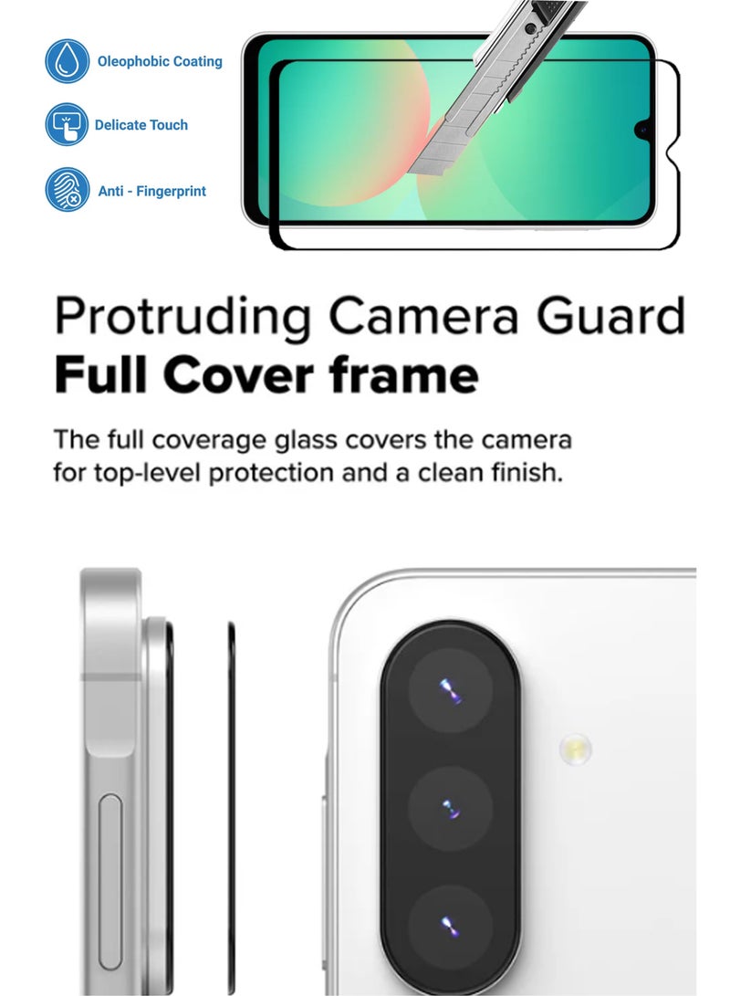 2 in 1 Samsung Galaxy A26 Screen & Camera Protector - High Transparency Full Coverage Shield for Scratch & Impact Protection - Screen & Camera Protector for Samsung Galaxy A26