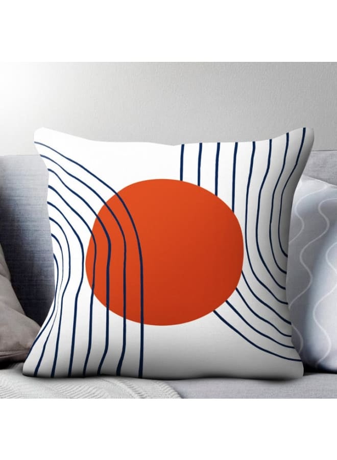 وسائد ديكورية مطبوعة – تصميم أنيق، قماش عالي الجودة، لمسة عصرية لغرفة المعيشة وغرفة النوم 45x45 سم