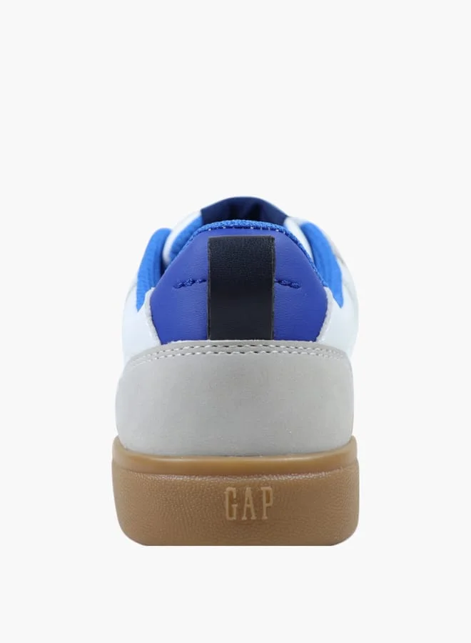 GAP Men's Panelled Sneakers with Lace-Up Closure - SEATTLE III