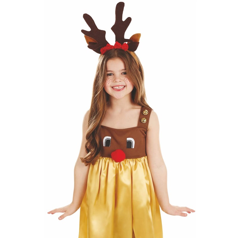 fun shack زي الرنة من فن شاك للفتيات، زي غزال للأطفال - صغير - Image 2