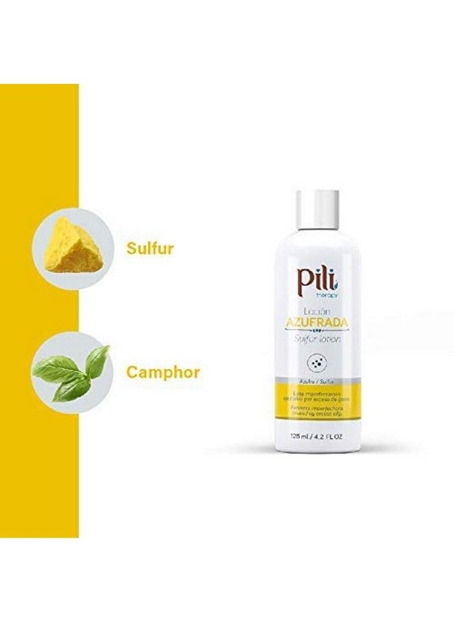 Pili - Sulfur Lotion. Helps Control Oily Skin. For Face And Body. 4.2 Fl.Oz. - Image 1