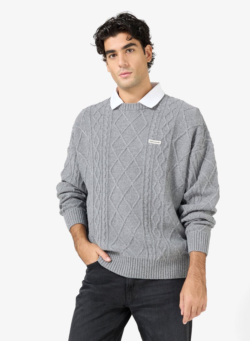 GUESS Essential Crew Neck Sweater - Image 1