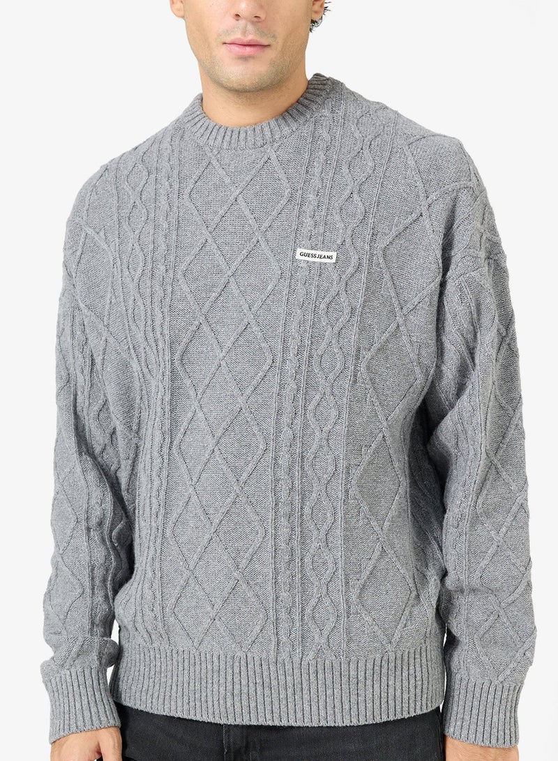 GUESS Essential Crew Neck Sweater - Image 3