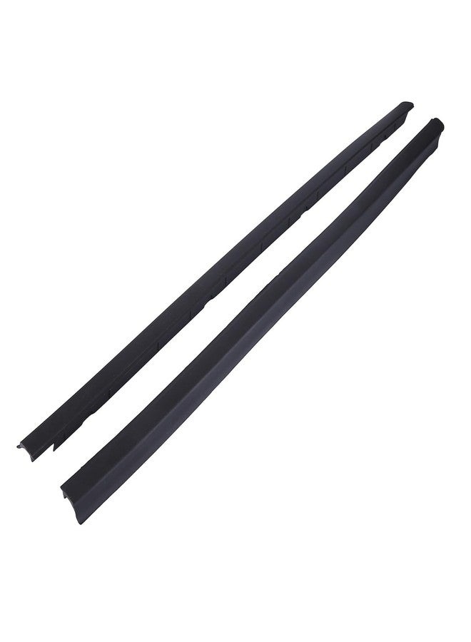 Oskkude Front Left & Right Windshield Molding Compatible with 2009-2022 DOD-ge Ram 1500 2500 3500 4500 5500 Exterior Windshield Pillar Molding Trim Windshield Weatherstrip Replaces 68297609AB 68297608AB - Image 1