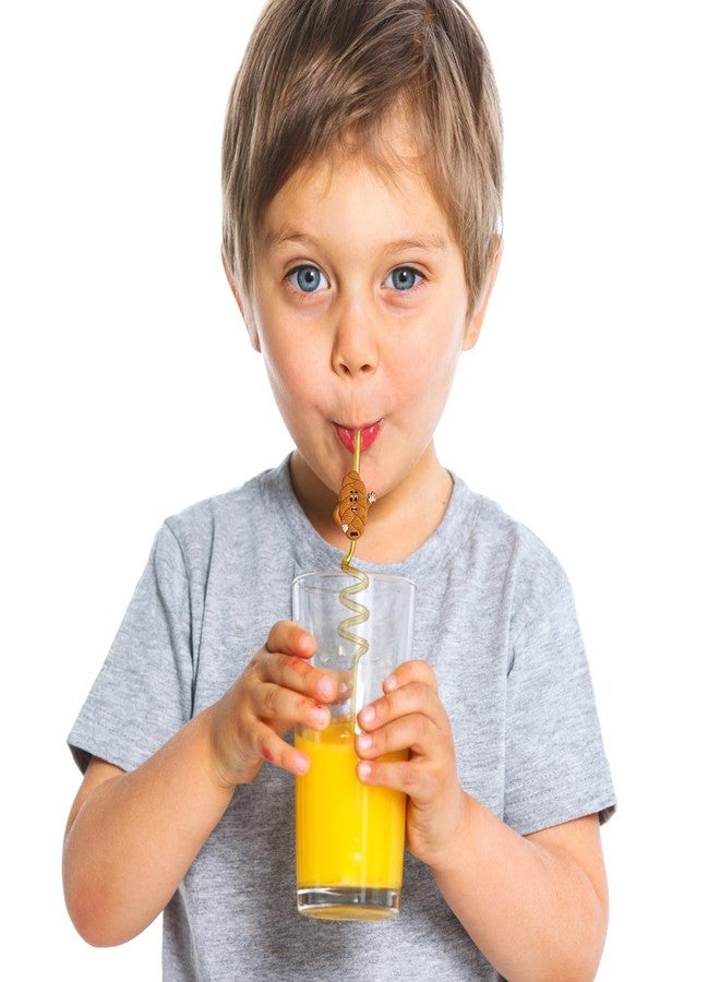 رايت لايت مجموعة رايت لايت من 4 شفاطات ملونة قابلة لإعادة الاستخدام خاصة بيوم السبت - 2 شفاطات عليها رمز الخبز اليهودي و2 شفاطات عليها رمز أكواب القداس - ممتعة ومثالية لمشروبات يوم السبت - Image 2