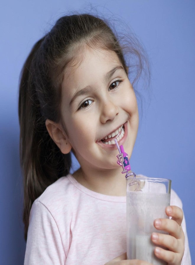 رايت لايت مجموعة رايت لايت من 4 شفاطات ملونة قابلة لإعادة الاستخدام خاصة بيوم السبت - 2 شفاطات عليها رمز الخبز اليهودي و2 شفاطات عليها رمز أكواب القداس - ممتعة ومثالية لمشروبات يوم السبت - Image 4