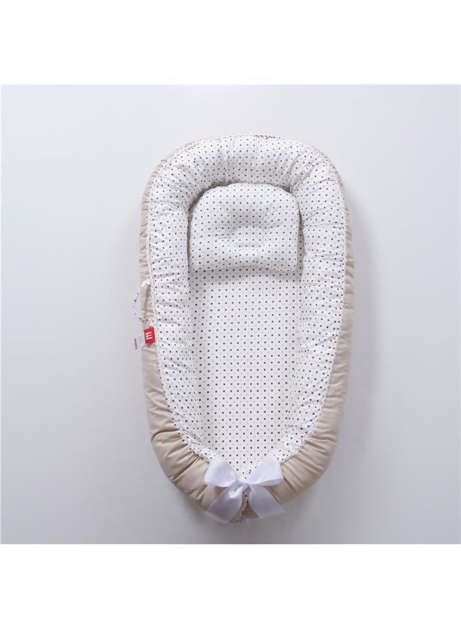 Portable Anti-Pressure Baby Nest Bed - Removable and Washable Design 
