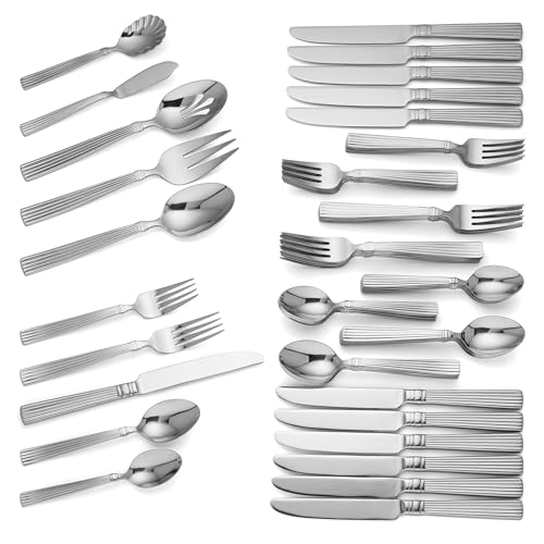 Reed & Barton ريد وبارتون 0 كريشندو II مجموعة أدوات مائدة مكونة من 65 قطعة، فضي - Image 2