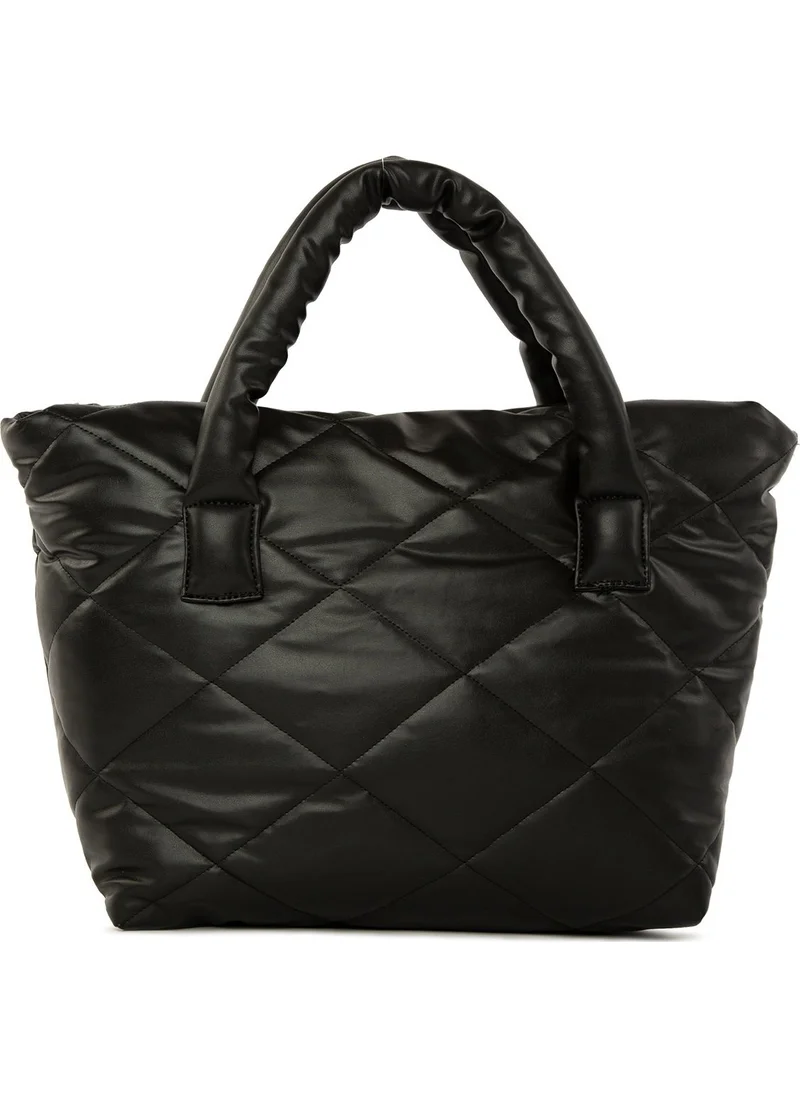باجموري Matte Black Quilted Inflatable Bag