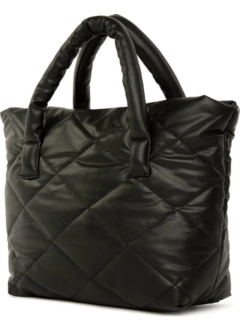 باجموري Matte Black Quilted Inflatable Bag