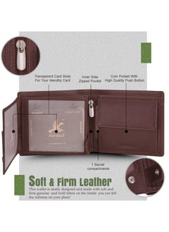 HORNBULL HORNBULL Themes Brown Leather Wallet for Men | Stylish Mens Wallet | RFID Blocking Wallets Men Leather  - Image 4
