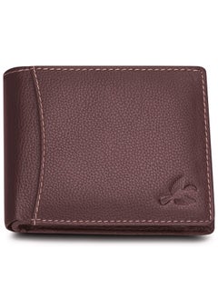 HORNBULL HORNBULL Themes Brown Leather Wallet for Men | Stylish Mens Wallet | RFID Blocking Wallets Men Leather  - Image 1
