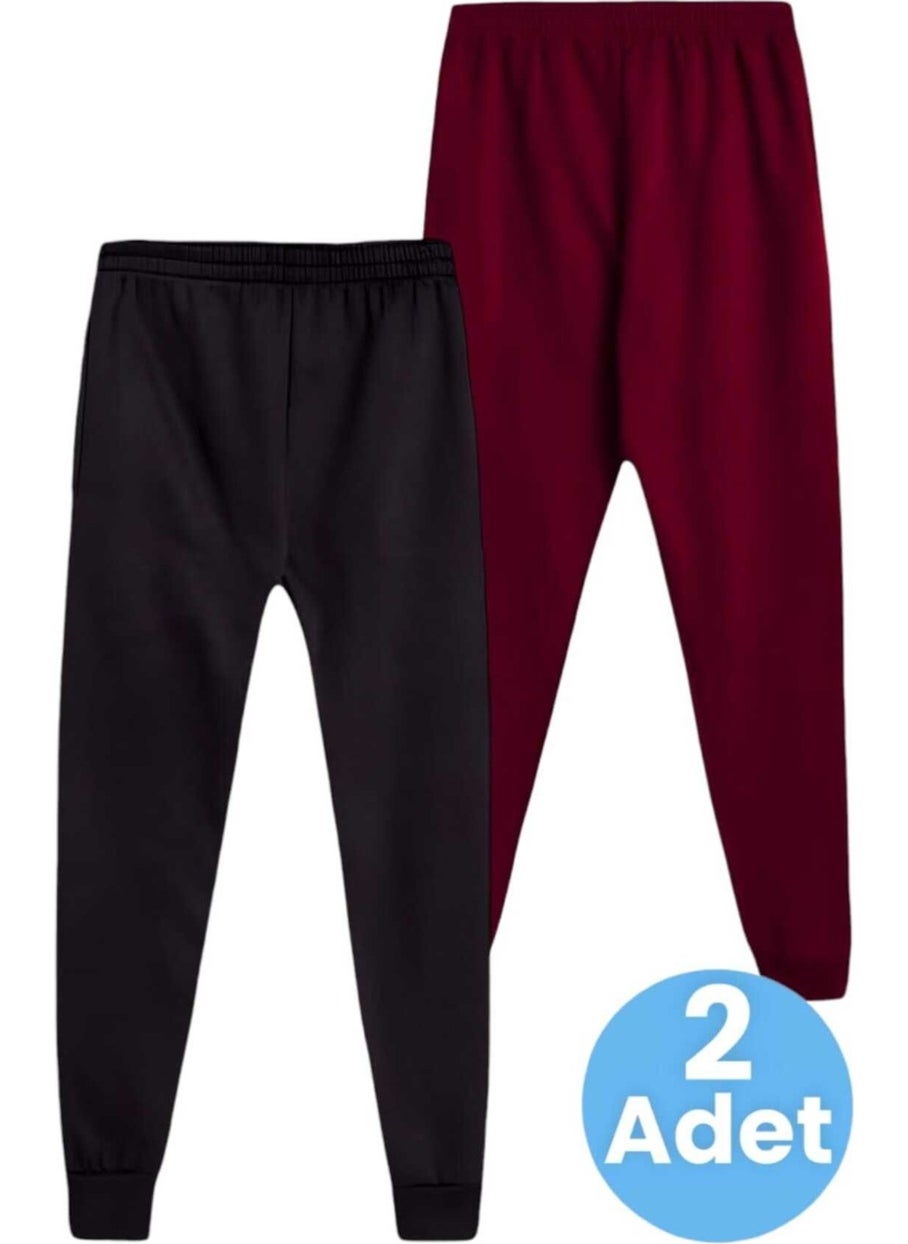 Mood Agenda Kids Elastic Waist Jogger Sweatpants Set of 2  - Image 1